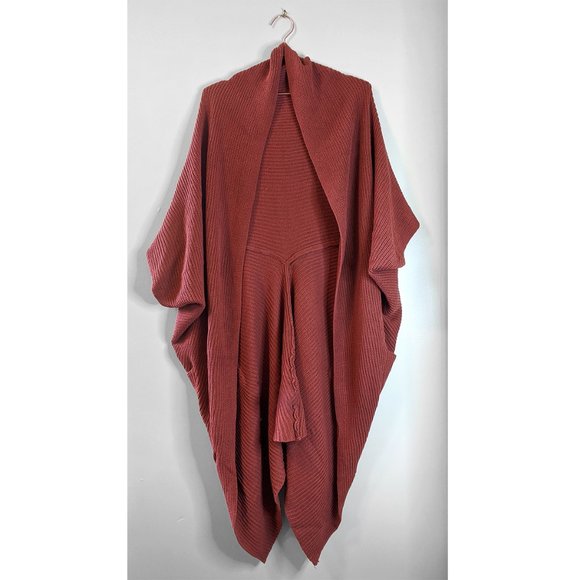 Raspberry Long Line Soft and Cozy Cardigan - Picture 4 of 4